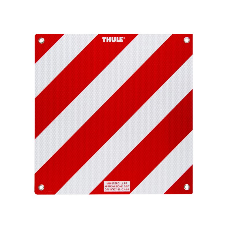 Advarselsskilt til cykelholder "Thule" Italien