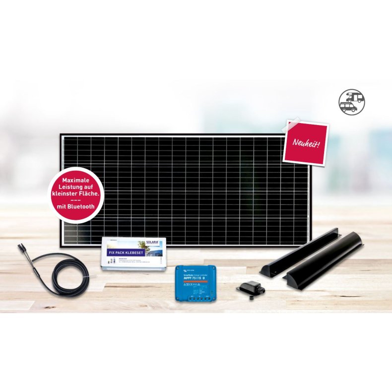 Solcelles&aelig;t "Solara EcoLux HV" 240Wp | 960 Wh/d