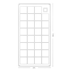 Solcelle DCsolar Power Flex 110Wp