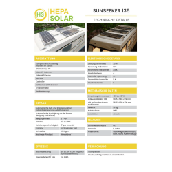 Solcelle "Sunseeker 135"