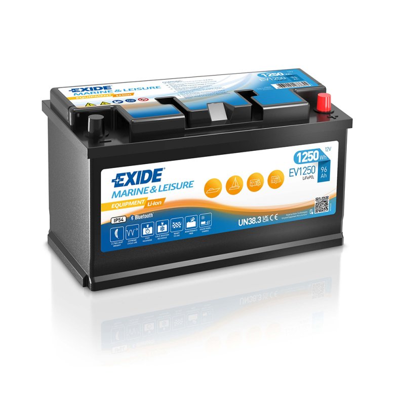 Lithiumbatteri "Exide EV1250" 96A