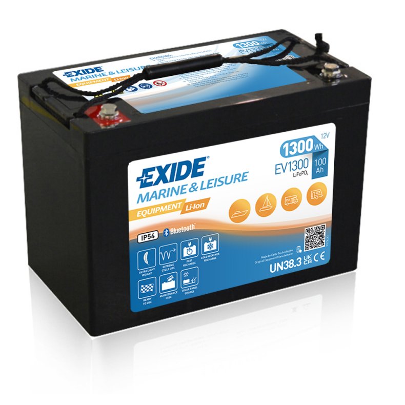 Lithiumbatteri "Exide EV1300" 100A