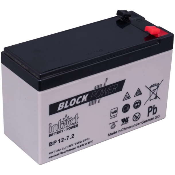 Batteri 12V 7,2A AGM