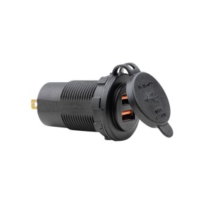 Stikdåse USB dobbeltstik 12-24DC