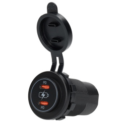 Stikd&aring;se USB dobbeltstik