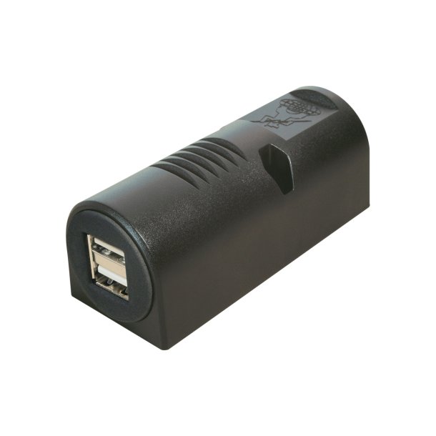 Stikdåse USB dobbeltstik - 12V - Camper Fritid Online