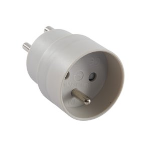 Adapterstik Schuko til Dansk jord