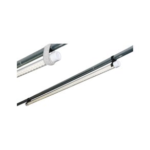 Belysningsskinne til ophæng i teltstang