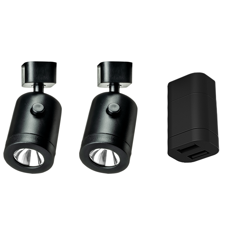 Spotlampes&aelig;t inkl. USB stik "Lanciano S"