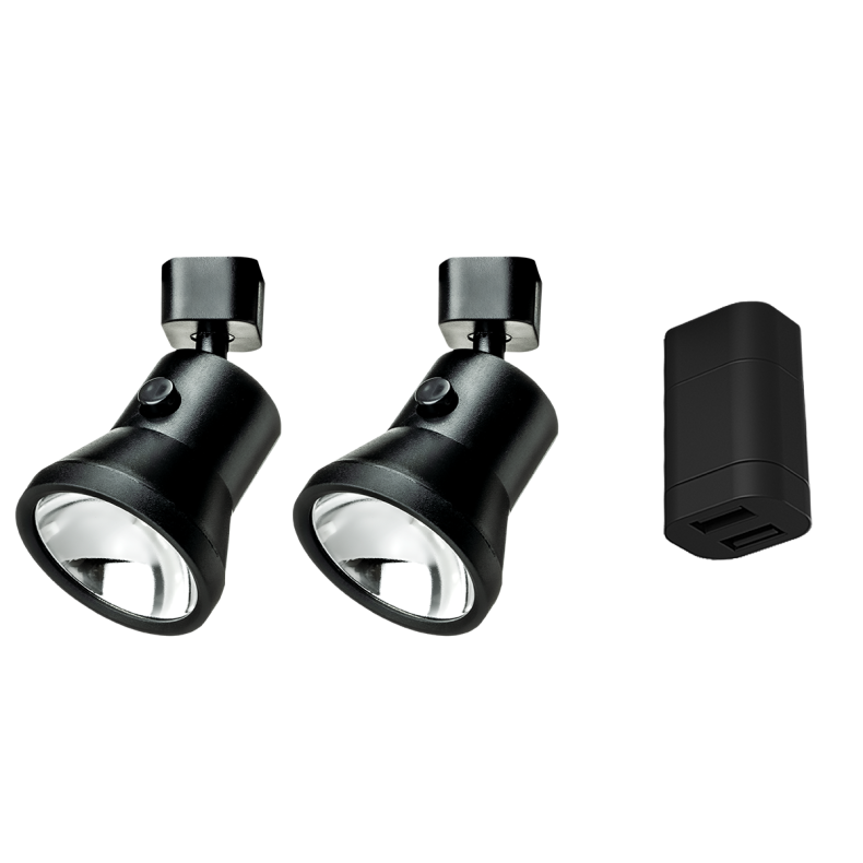 Spotlampes&aelig;t inkl. USB stik "Lanciano L"