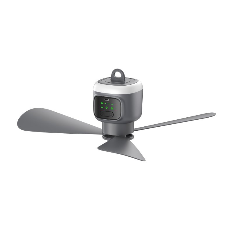 Ventilator med LED lampe "Wecamp"