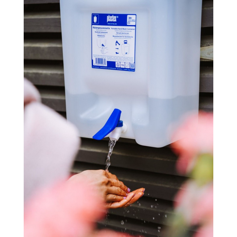 Vanddunk til h&aring;ndvask "Plastex" 13 L.