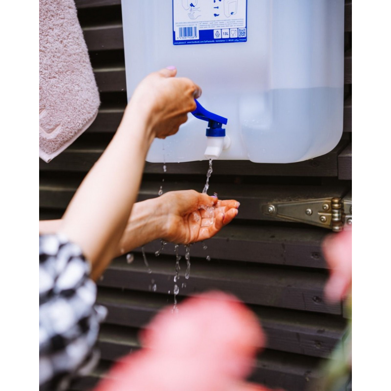 Vanddunk til h&aring;ndvask "Plastex" 13 L.