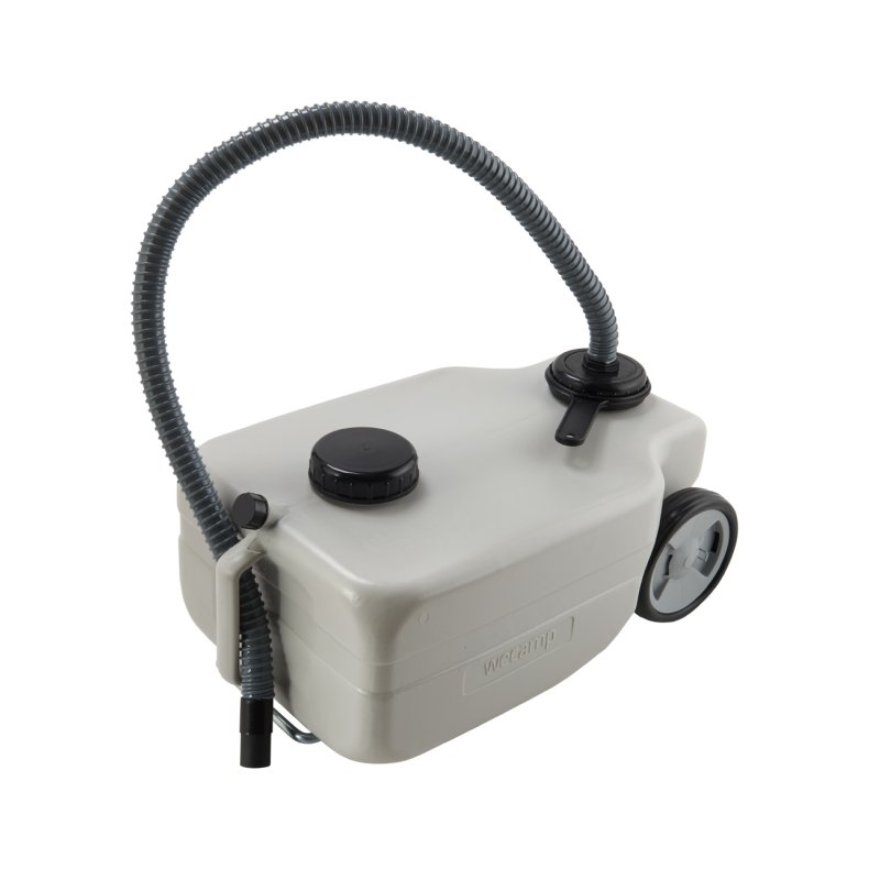 Affaldstank "Wecamp" p&aring; hjul 25 ltr. Gr&aring;