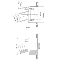 P&aring;fyldningsstuds med l&aring;s "Fiamma"