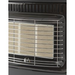 Gasvarmeovn med el-varme