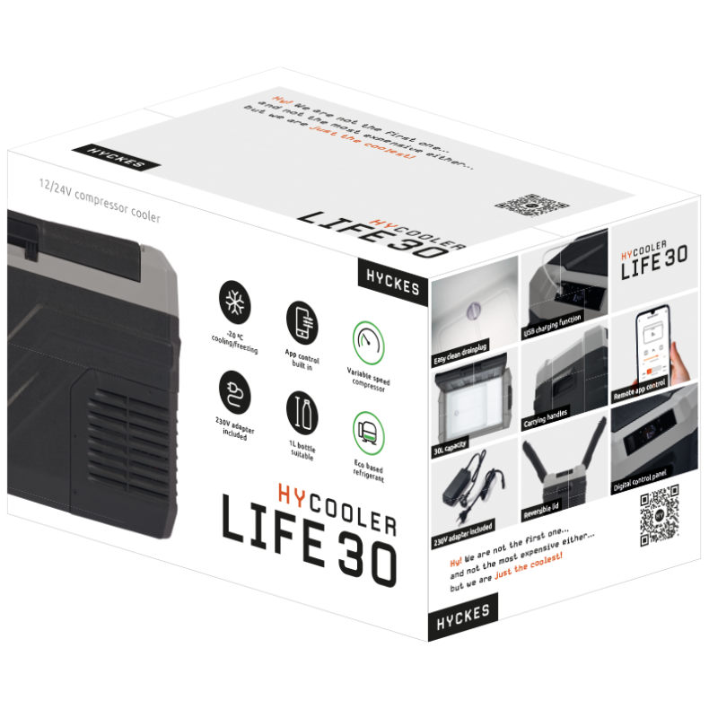 Kompressork�leboks "HyCooler Life 30" 12/24/220V