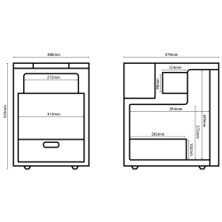 Kompressork&oslash;leskab "HyFridge 50" 12/24V