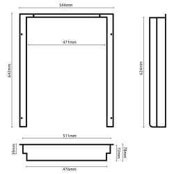 Monteringsramme "Hyfridge 65"
