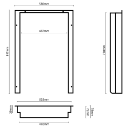 Monteringsramme "Hyfridge 85"