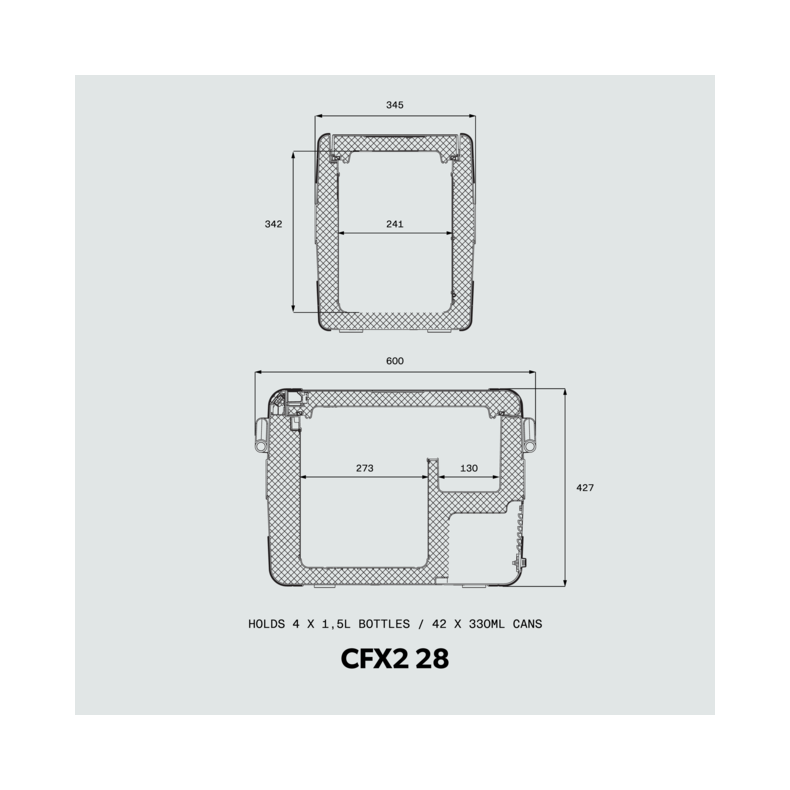 Kompressork�leboks "Dometic CFX2 28" 12/24/220V