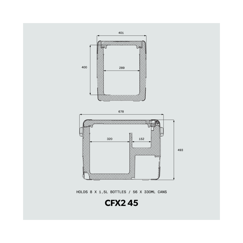 Kompressork�leboks "Dometic CFX2 45" 12/24/220V