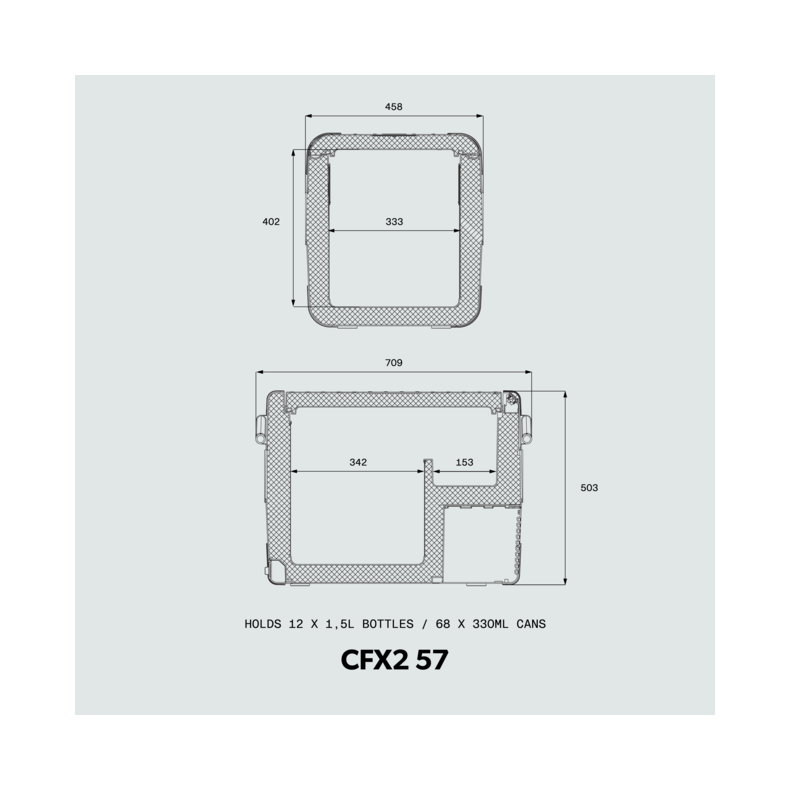 Kompressork�leboks "Dometic CFX2 57" 12/24/220V