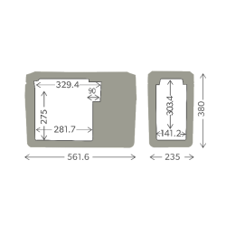 Kompressork&oslash;leboks "Dometic CFF 12" 12/24/220V