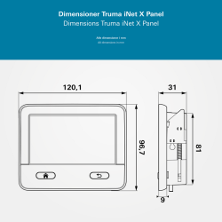 Fjernstyring "Truma iNet X Connect Set"