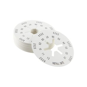 Slangelabel for gasinstallation &angst;R/DATO