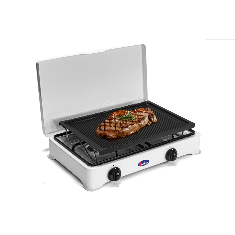 Grillplade "Parker" til 2 blus kogeplader