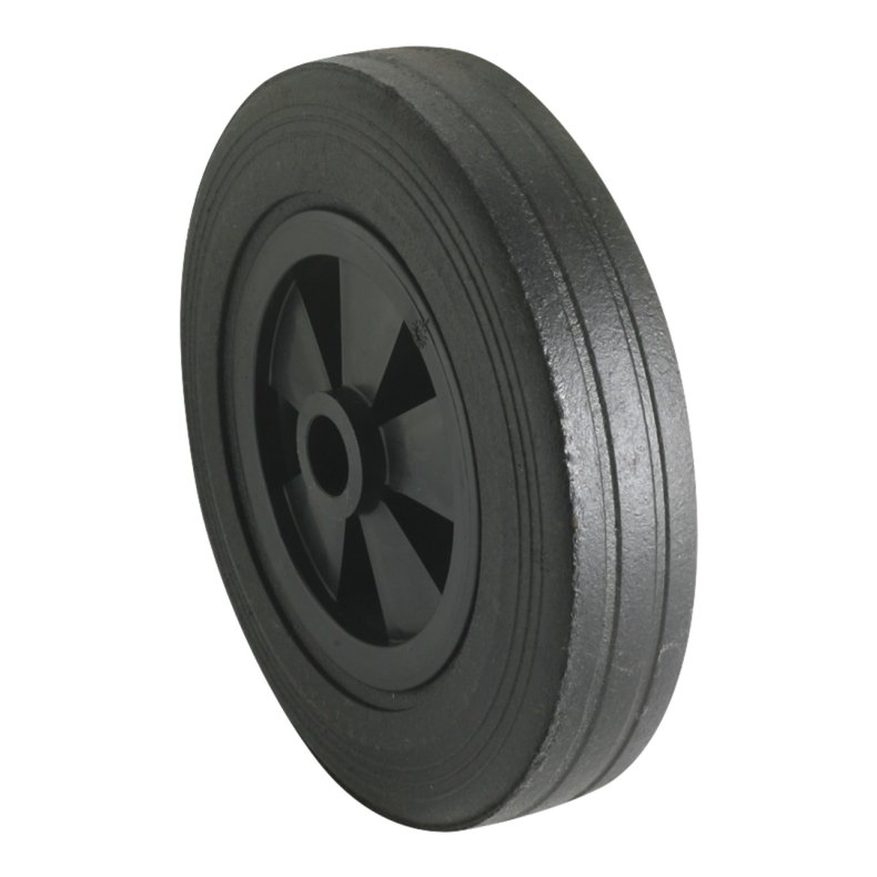 Hjul med plastf&aelig;lg 200x50 mm