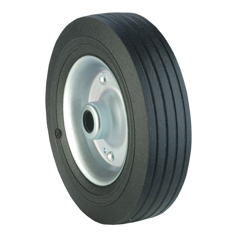 Hjul med metalf&aelig;lg 200x50 mm