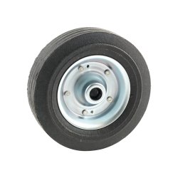 Hjul med metalf&aelig;lg 200x50 mm