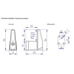 D&oslash;rsikring "Thule Cab Lock Sprinter"
