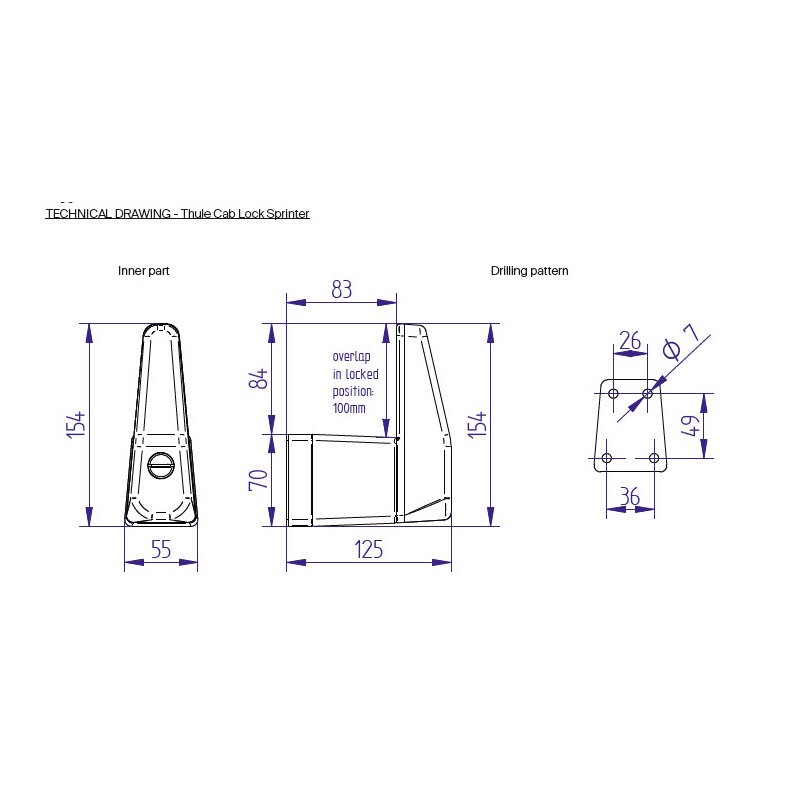 D�rsikring "Thule Cab Lock Sprinter"
