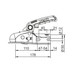 Koblingshoved AL-KO AK161