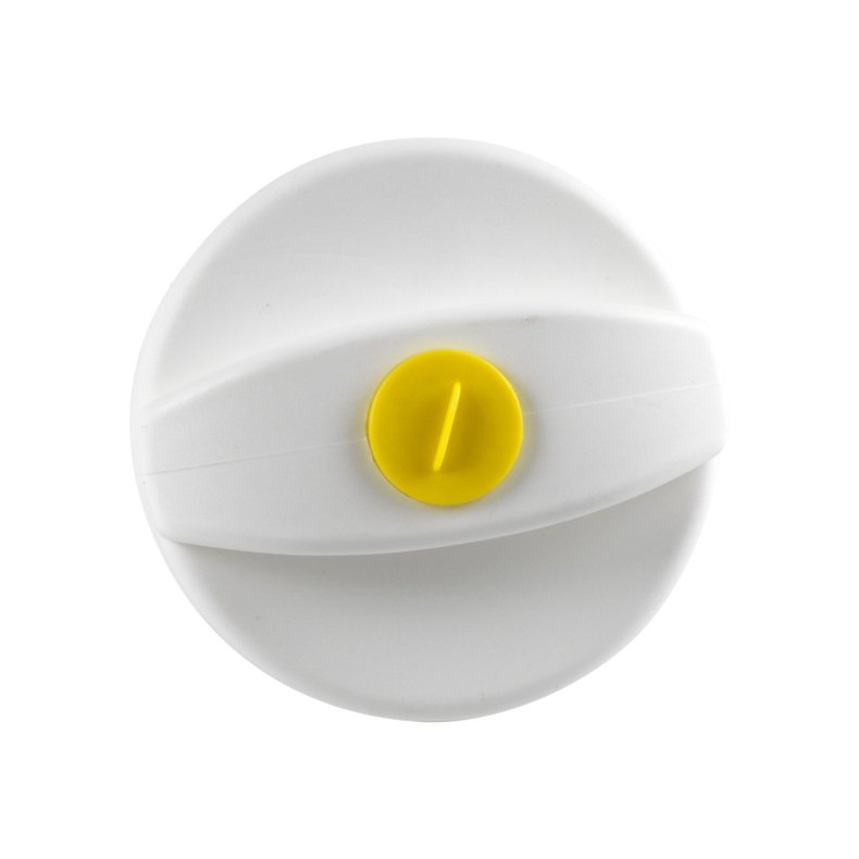 D&aelig;ksel til vandp&aring;fyldningsstuds, hvid