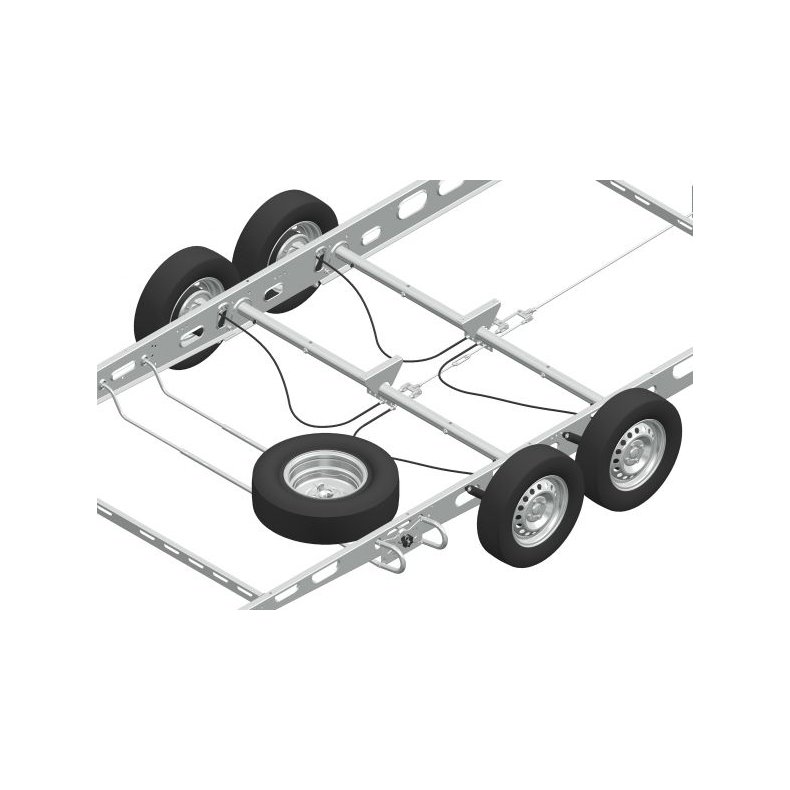 Reservehjulsholder Knott 1500-1850 mm.