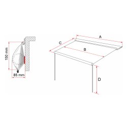 Markise "Fiamma CaravanStore Evo 450"