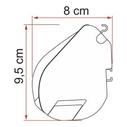 Markise"Fiamma F35 Pro" Deep Black