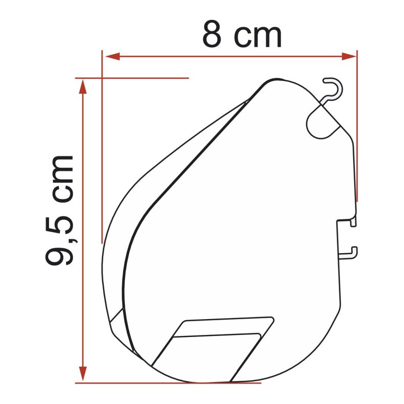 Markise"Fiamma F35 Pro" Deep Black