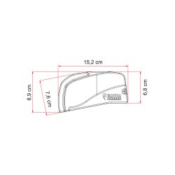 Markise "Fiamma F40 Van" 270 Royal Grey