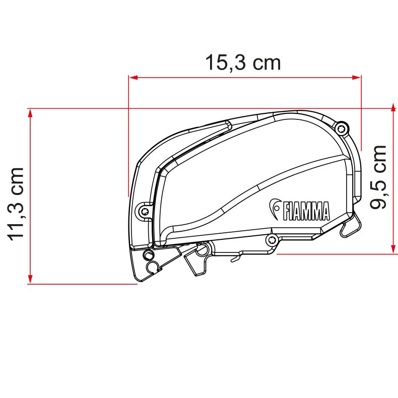 Markise "Fiamma F80s" 450 | Royal Grey
