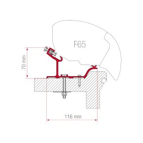 Adapter til Fiamma F80 | F65