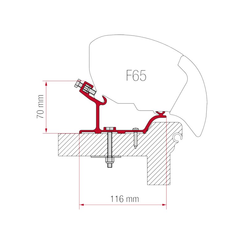 Adapter til Fiamma F80 | F65