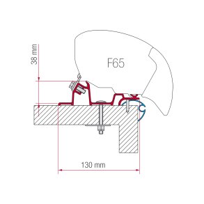 Adapter til Fiamma F80 | F65 