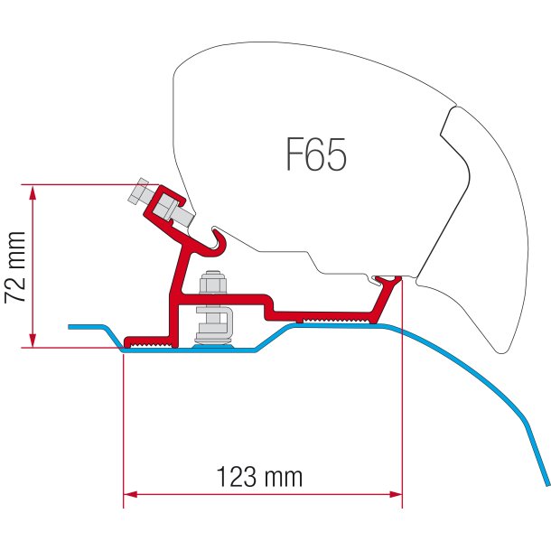 Adapter til Fiamma F80 | F65