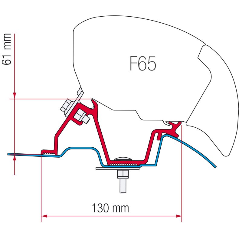 Adapter til Fiamma F80 | F65