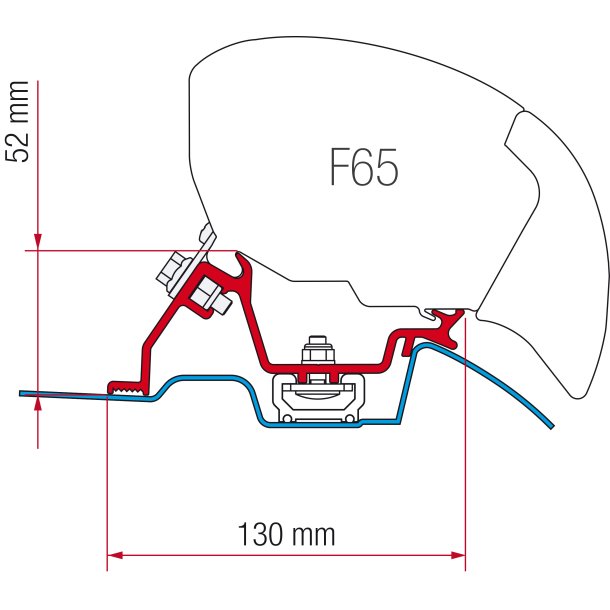 Adapter til Fiamma F80 | F65